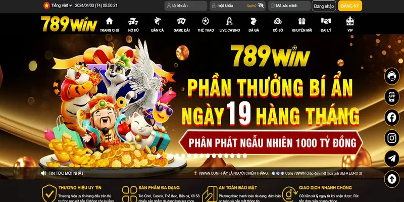 789Win - Thương Hiệu Giải Trí Top 1 Khu Vực Châu Á